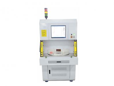 旋轉雙工位光纖激光打標機